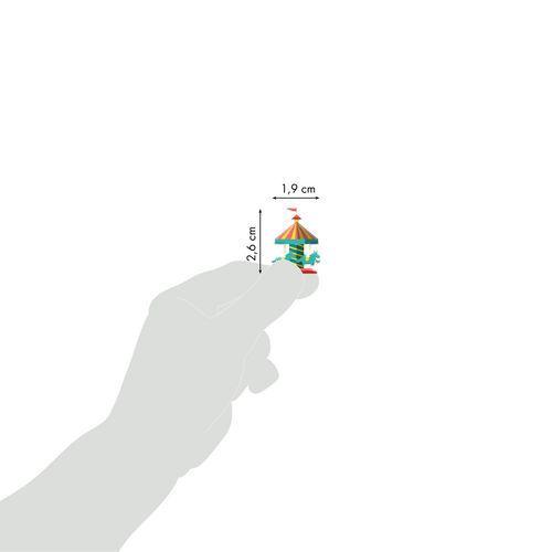 Illustration de : Etui 28 stickers 3d cooky 1 planche fête foraine - Maildor