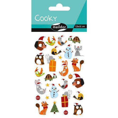 Cooky, Sach 1 pl 7,5x12cm, Animaux Noël thumbnail image 1