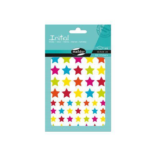 Initial, Sach 4 pl 10,5x16cm, Etoiles Multicolores thumbnail image 1