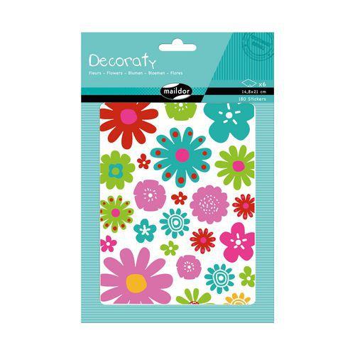 Decoraty, Sach 6 pl 14,8x21cm, Fleurs thumbnail image 1