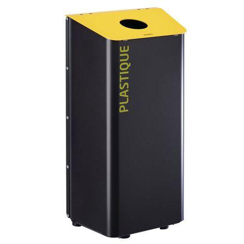 Poubelle Kolotri à poser à fixer 100l manganèse jaune colza 1021-Rossignol Pro thumbnail image 1