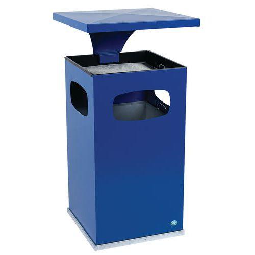 Cendrier-poubelle 72L / Bleu - Manutan thumbnail image 1