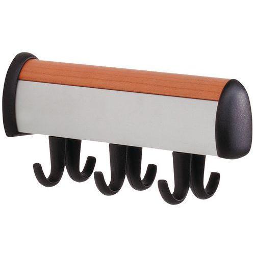 Illustration de : Portemanteau mural Allure - Modèle 8A  - Gardelux