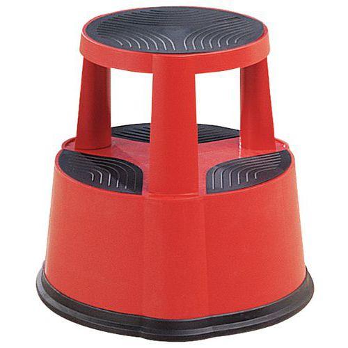 Illustration de : Marchepied mobile pro polypropylène - 2 marches - Novap