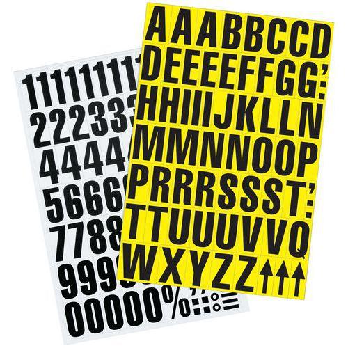 Illustration de : Chiffre et lettre magnétique - Manutan Expert