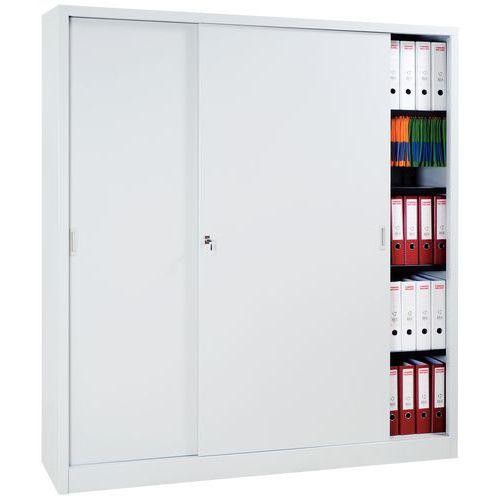 Armoire à monter porte coulissante - Haute - L 160 cm - Manutan Expert thumbnail image 1