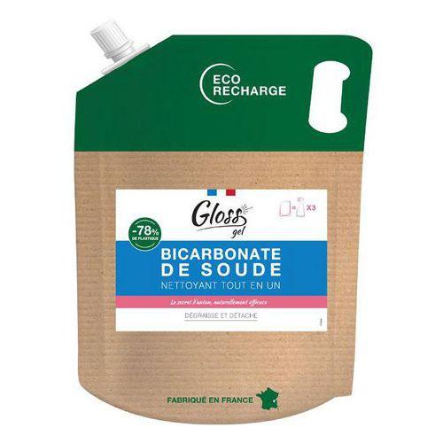 Lot de 4 Bicarbonate de soude eco recharge - 2,5L - Gloss thumbnail image 1