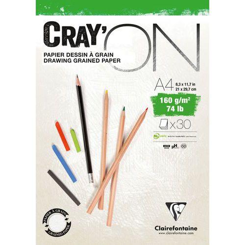 Bloc Cray'ON Encollé A4 30 feuilles 160g thumbnail image 1