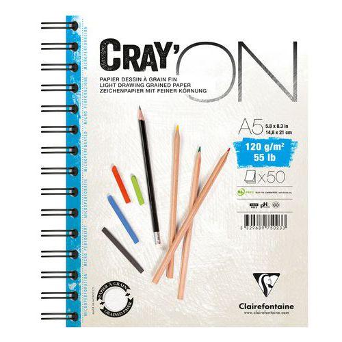 Bloc Cray'ON R.I. A5 50 feuilles 120g thumbnail image 1