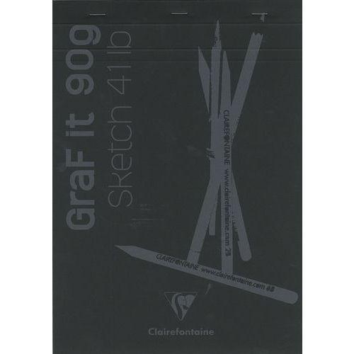 Bloc GraF'iT 90g noir - Clairefontaine thumbnail image 1