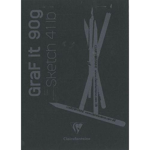 Bloc GraF'iT  A5 80 feuilles 90g Noir O thumbnail image 1