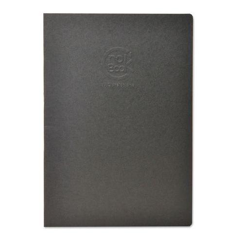Illustration de : Carnet Crok'Book 17x22 24 feuilles couverture noire - Clairefontaine