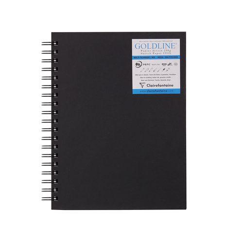 Carnet R.I.GOLDLINE 17,8x25,4cm 40 feuilles 250g Microperforés thumbnail image 1