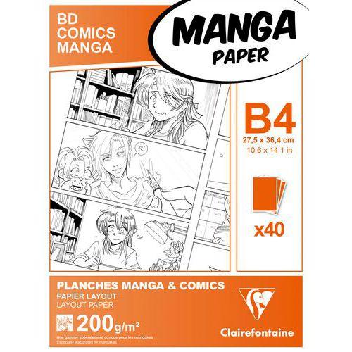 Etui Manga Planches 200g uni- Clairefontaine thumbnail image 1