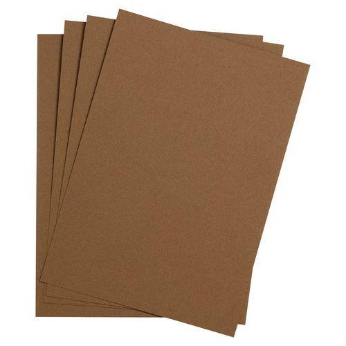 Paquet 24 feuilles Etival Color 160g 50x65 Brun thumbnail image 1