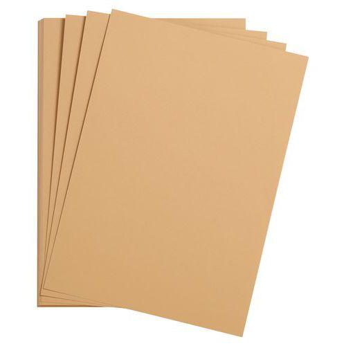 Paquet 24 feuilles Etival Color 160g 50x65 camel thumbnail image 1