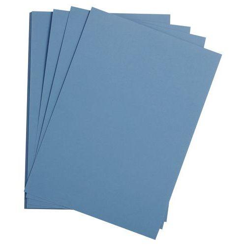 Paquet 24 feuilles Etival Color 160g 50x65 bleu roi thumbnail image 1