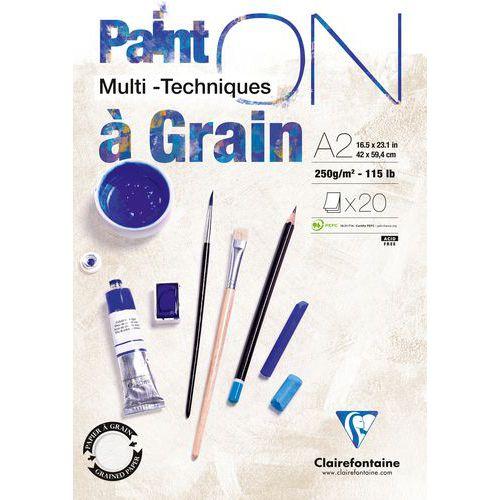 Bloc Paint'On à Grain encollé A2 20 feuilles 250g thumbnail image 1