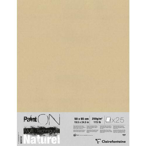 Paint'On pack 25sh 50x65cm 250g naturel thumbnail image 1