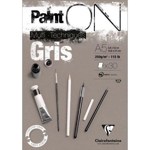Bloc Paint'On Gris encollé A5 30 feuilles 250g thumbnail image 1