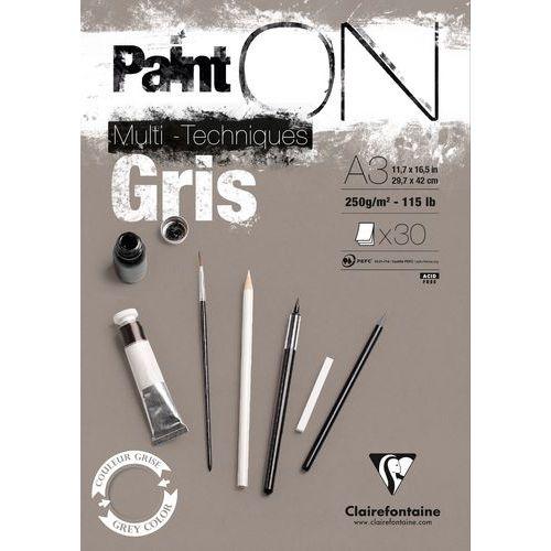 Bloc Paint'On Gris encollé A3 30 feuilles 250g thumbnail image 1