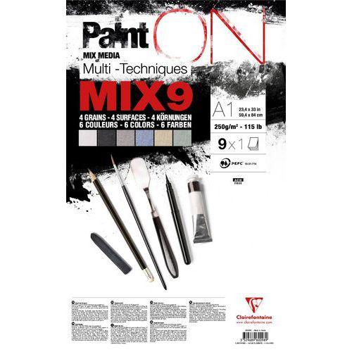 Etui PaintON MIX9 9 feuilles ass. (9x1F) A1 250g thumbnail image 1