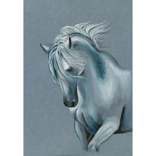 Illustration de : Paquet 5 feuilles PaintON denim 250g - Clairefontaine