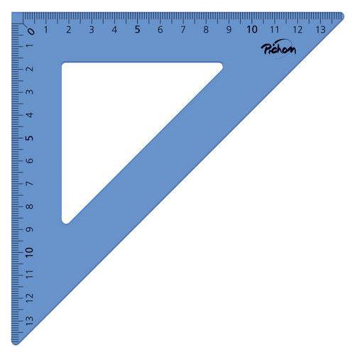 Illustration de : Equerre 45° 21 cm incassable - Pichon