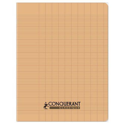 Cahier polypro 90g 96 pages seyes 17x22 cm pastel abricot thumbnail image 1