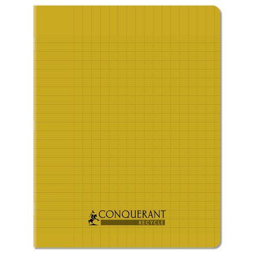 Cahier polypropylène 90g 96pages seyes 17x22cm recyclé jaune thumbnail image 1