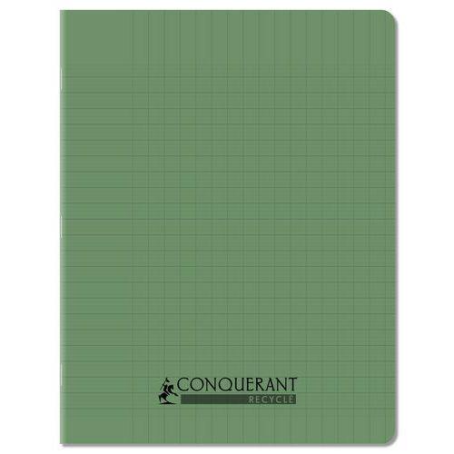 Cahier polypropylène 90g 96 pages seyes 17x22cm recyclé vert thumbnail image 1