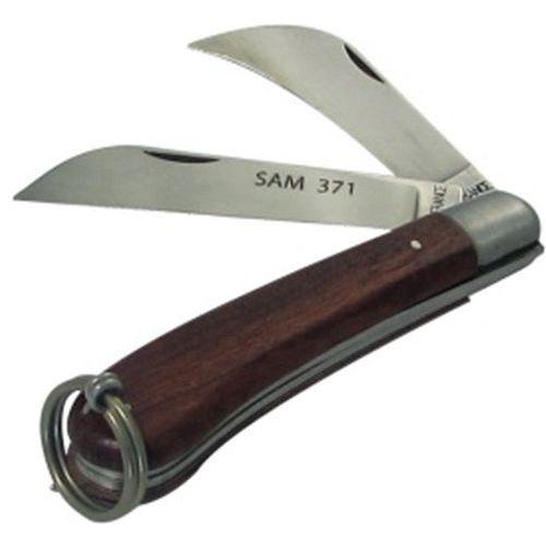 Illustration de : Couteau pour electricien 2 lames avec clip inox fme