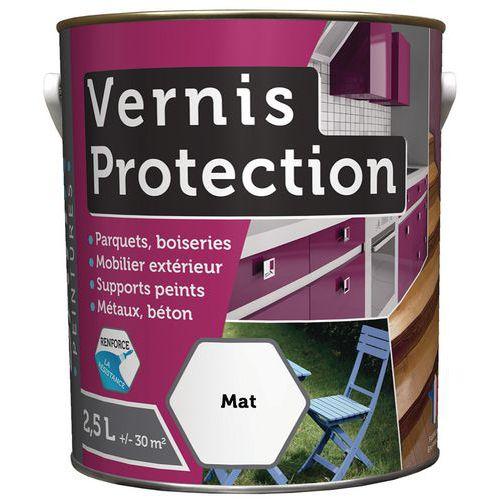 Illustration de : Vernis de protection mat - 0.75 et 2,5 L - Batir