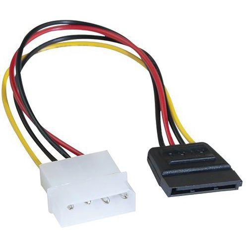 Illustration de : Adaptateur d'alimentation Molex vers SATA - 20 cm