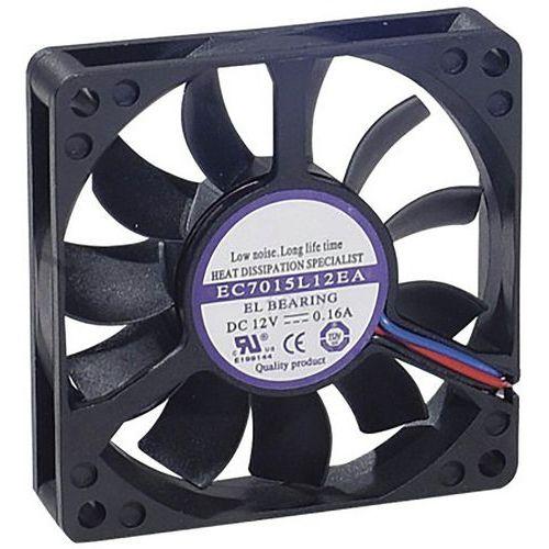 Illustration de : Ventilateur lubrifié à vie - 70x70x15