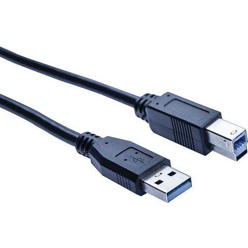 Câble USB 3.0 type A et B noir - 1,8 m thumbnail image 1