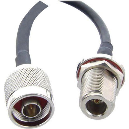 Illustration de : Rallonge antenne WIFI exterieur typeN 10M DEXLAN