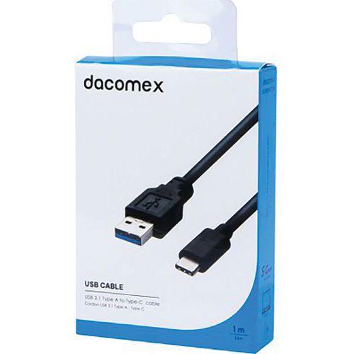 Câble USB 3.1 Gen1 Type-A - Type-C - 1 m DACOMEX thumbnail image 1