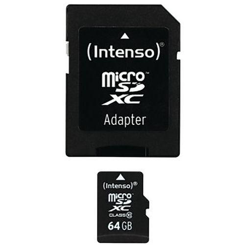 Carte MicroSDXC 64Go Class 10 - Intenso thumbnail image 1