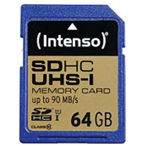 Carte SDXC 64 Go UHS-I Professional Class 10 - Intenso thumbnail image 1