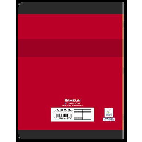 Illustration de : Cahier musique 17x22 cm 24 pages musique 24 pages seyes - Conquerant