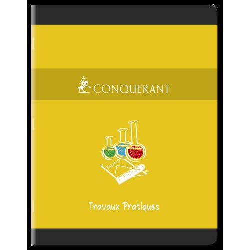 Illustration de : Cahier travaux pratiques 17x22 cm piqûre 64 pages - Conquerant