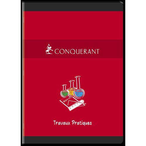 Illustration de : Cahier travaux pratiques A4 piqûre 96 pages - Conquerant