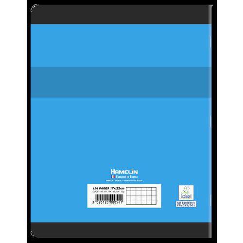 Illustration de : Cahier de textes carte 124 pages 17x22 5x5 couleurs - Conquerant