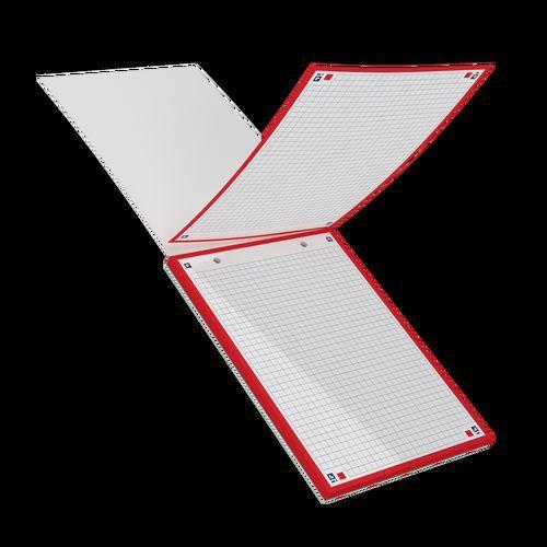 Illustration de : Bloc 30 fiches bristol A5 Q5/5 210g bord coloré - Oxford