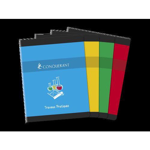 Illustration de : Cahier travaux pratiques 17X22 cm 48 pages piqûre - Conquerant