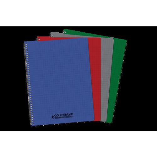 CONQUERANT Cahier Classique 24x32cm Grands Carreaux Seyès 100 Pages Reliure Intégrale Couverture Polypro Color thumbnail image 1