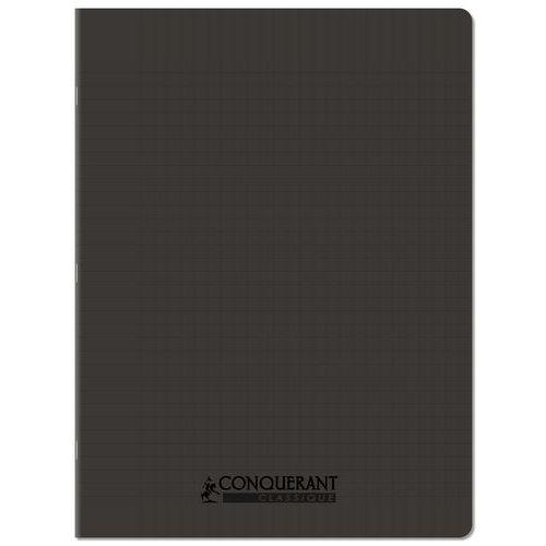 Cahier polypropylène 96 pages 90g seyes 24x32 cm noir thumbnail image 1
