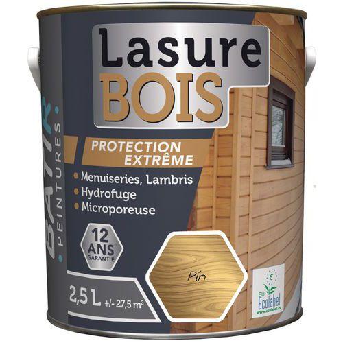 Illustration de : Lasure bois - 0,75 et 2,5 L - Batir