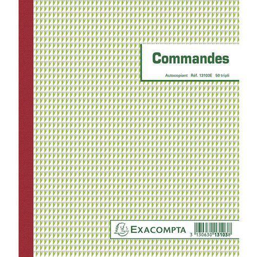 Illustration de : Manifold commandes 50 feuillets tripli autocopiants